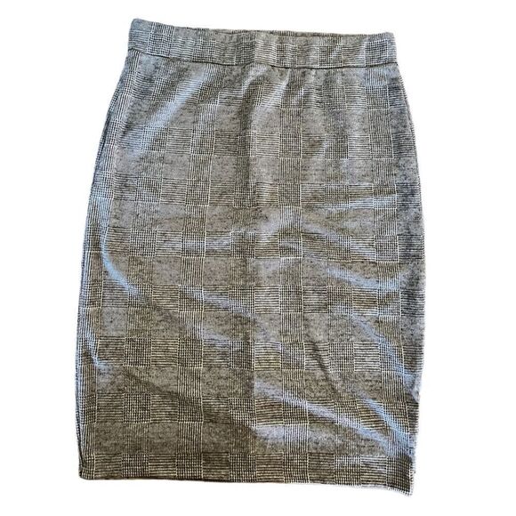 NWT - Women’s Ladies Black Gray MIDI Pencil Straight Skirt- Size 1 XL - Picture 3 of 5